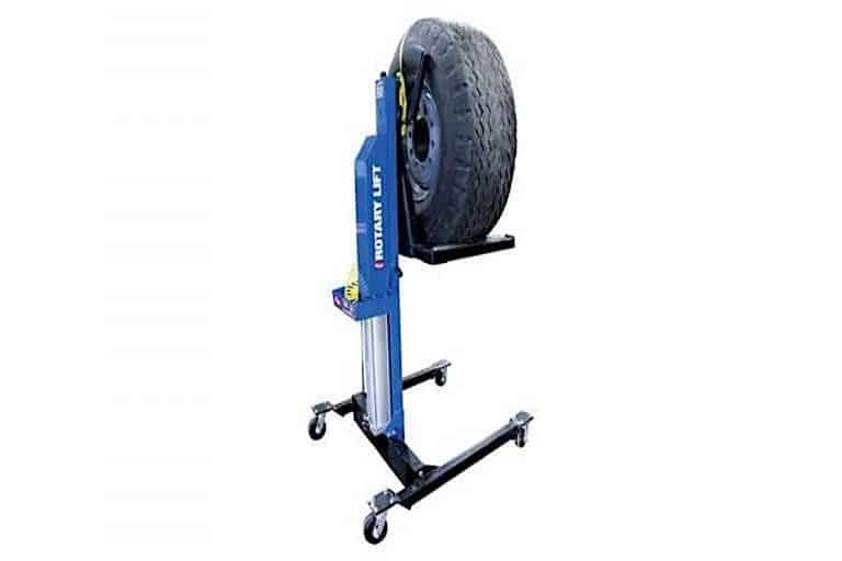 New Rotary Lift Mobile Wheel Lift Simplifies HeavyDuty Wheel Removal