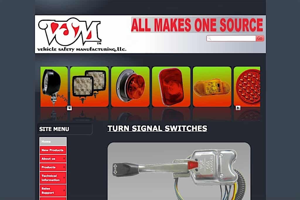 Vehicle Safety Mfg. Acquires Turn Signal Switches from Grote School