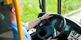 Stock photo of a school bus driver.