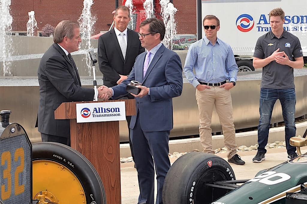 Allison Transmission And The Indianapolis Motor Speedway Celebrate 