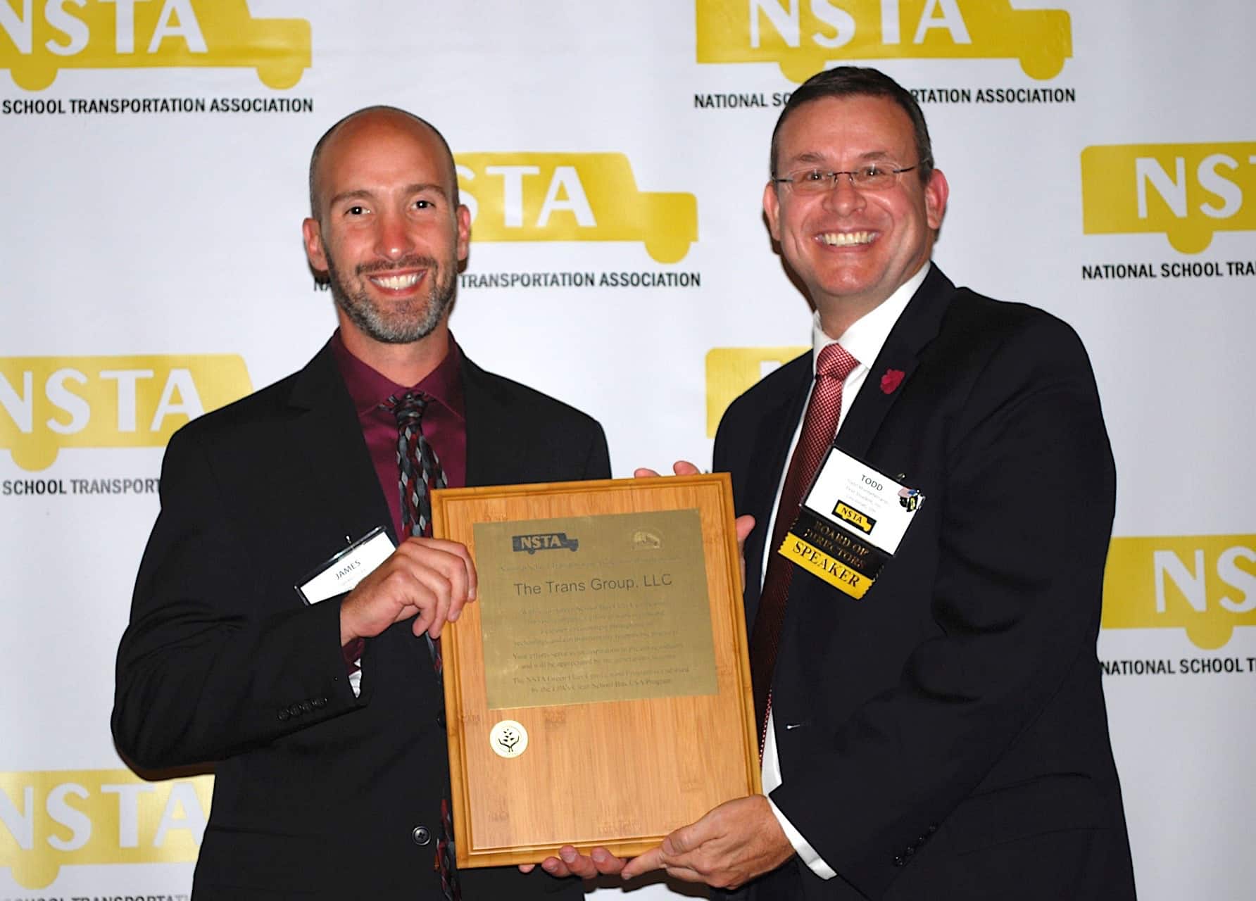 James Gocke NSTA award photo