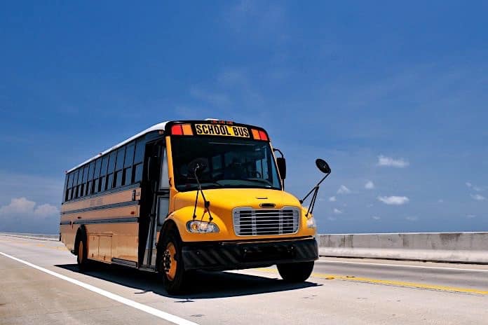 Stock photo of a school bus.