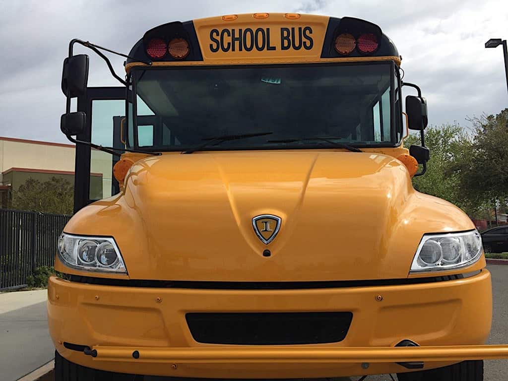 IC Bus Teaches Students About Electric School Bus Tech School