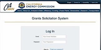 California Energy Commission Grant website.