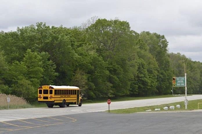 School bus driving.