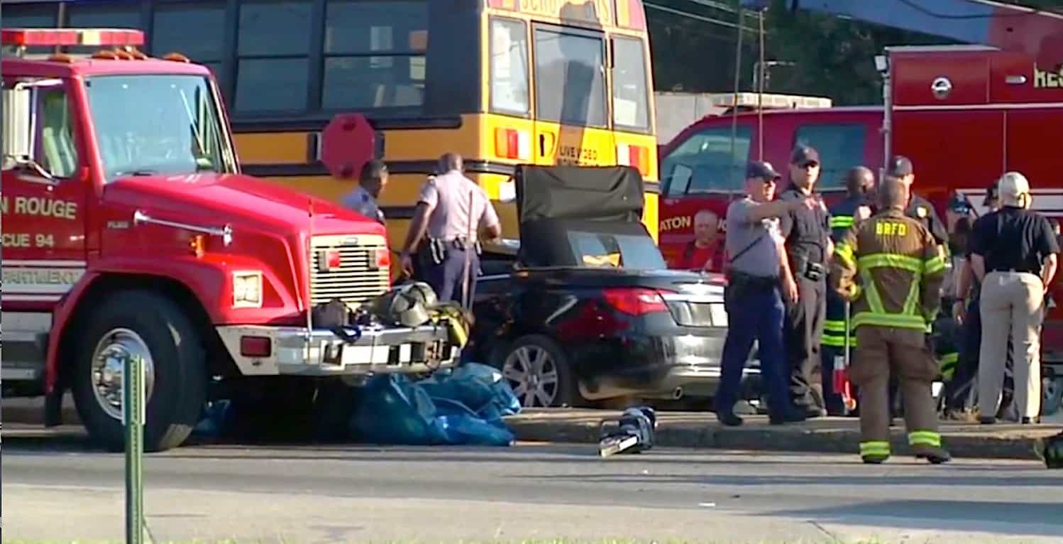 Two Dead After Car Rear-ends Baton Rouge School Bus - School Transportation News