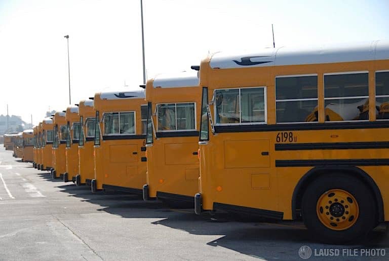 LAUSD Will Apply for CEC Electric School Bus Funding School