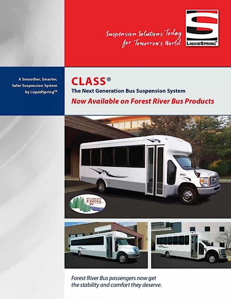LiquidSpring CLASS Suspensions for Forest River Buses School