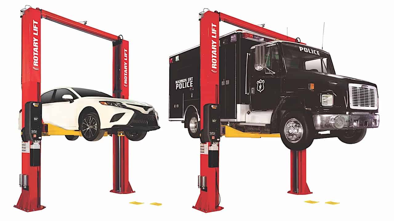 New Rotary Life HeavyDuty TwoPost Lifts Have Greater Capacity School Transportation News
