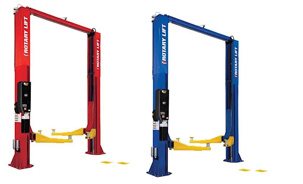 New Rotary Life HeavyDuty TwoPost Lifts Have Greater Capacity