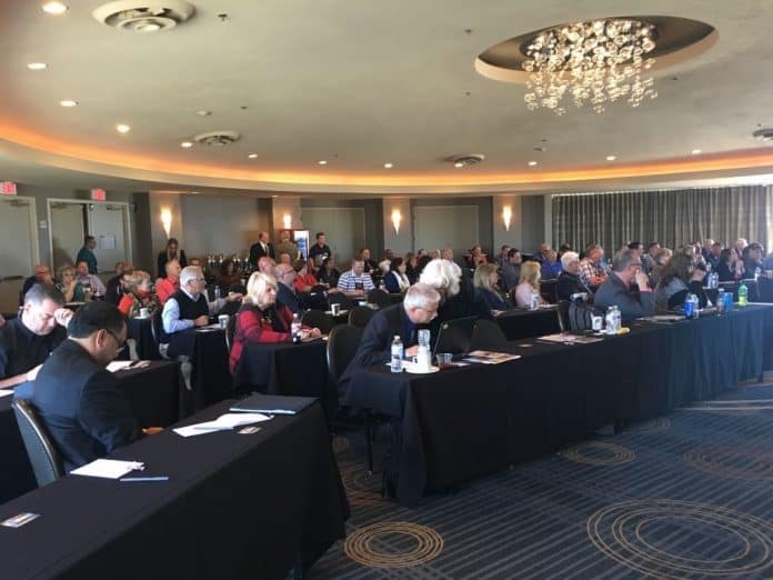 The NASDPTS conference audience in Kansas City on Oct. 30, 2018. (STN Photo)