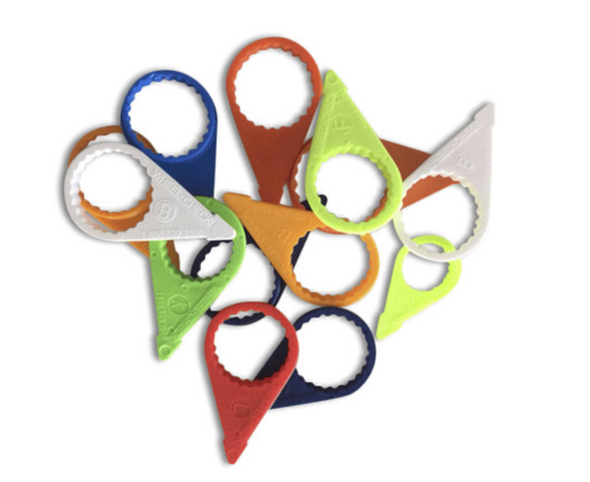 Custom Colored Loose Wheel Nut Indicators Debut School Transportation