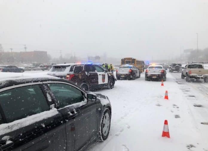 In what resembled an old western-style shootout, a school bus driver was shot in a suspected road rage incident. Photo from the Minneapolis Police Department.