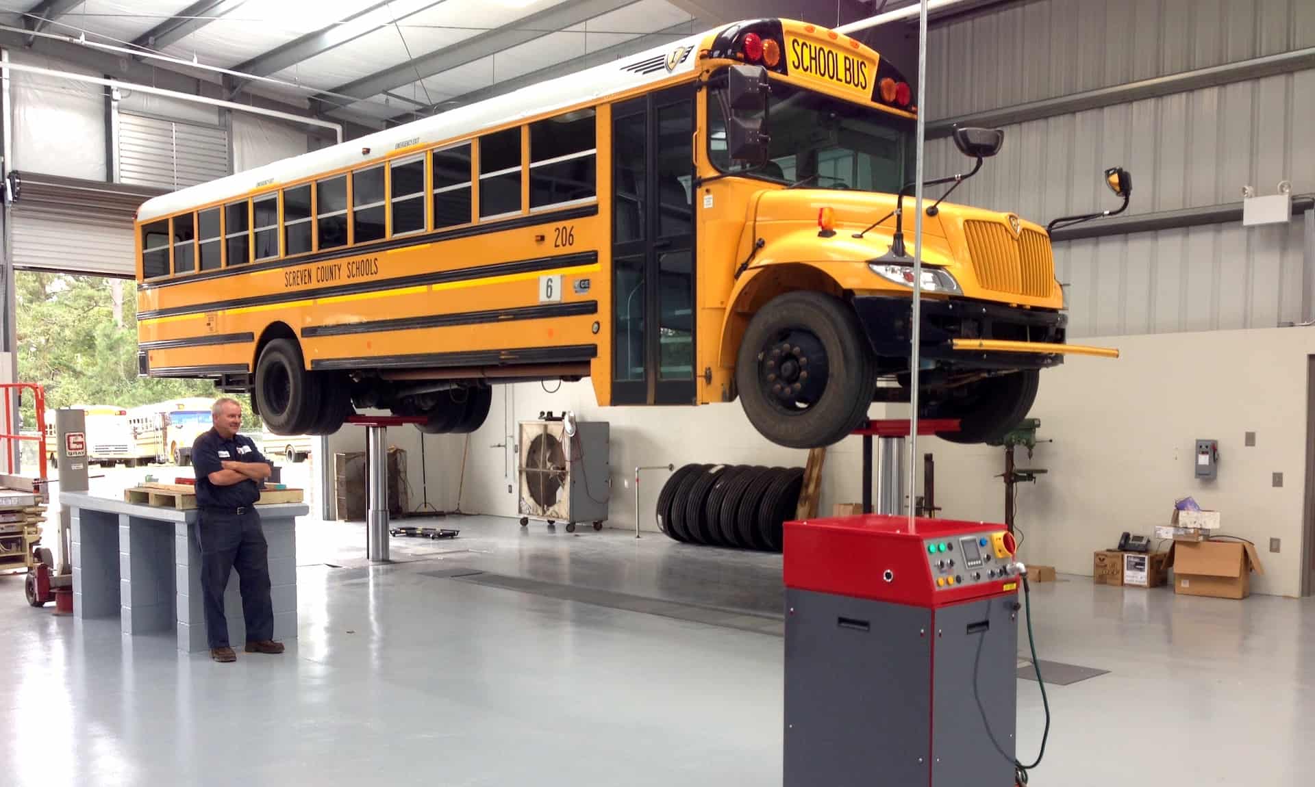 Why a Georgia District Chose an In-Ground School Bus Lift - School ...