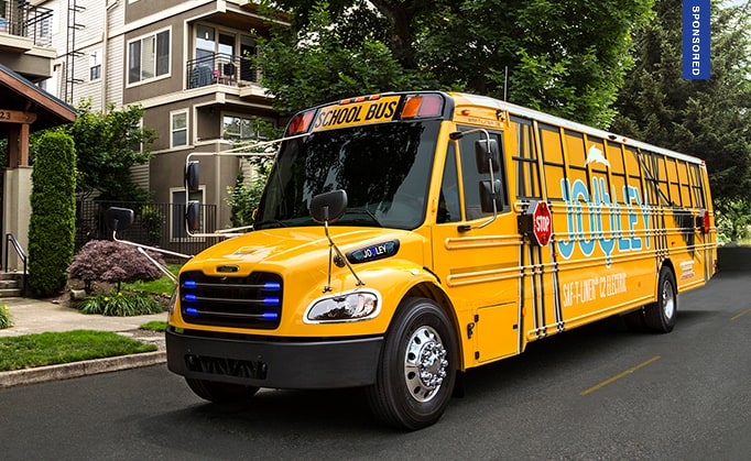 Thomas Built Buses presents its new electric school bus Jouley