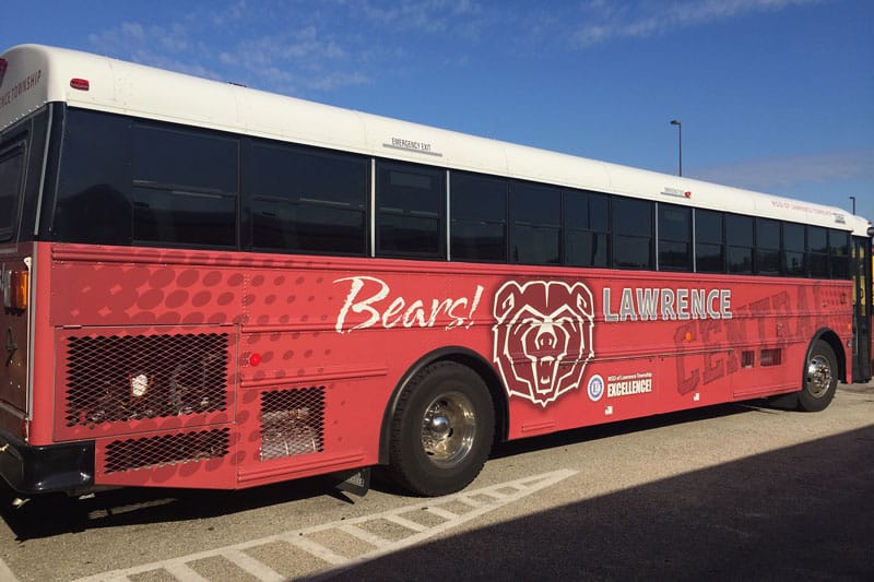 MSD Lawrence charter bus