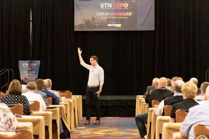 Ryan Avery speaks to STN EXPO Indianapolis attendees on Sunday, June 9, 2019.