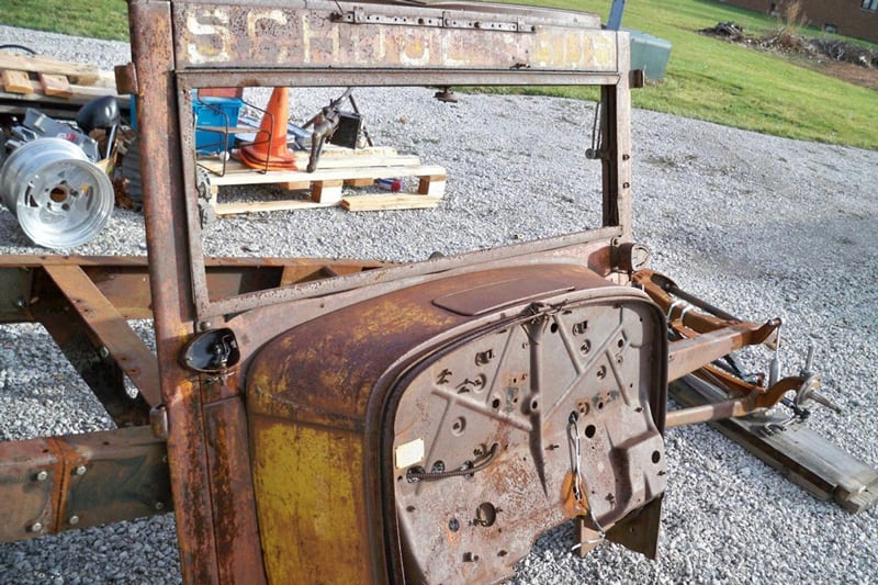 school bus firewall from 1932