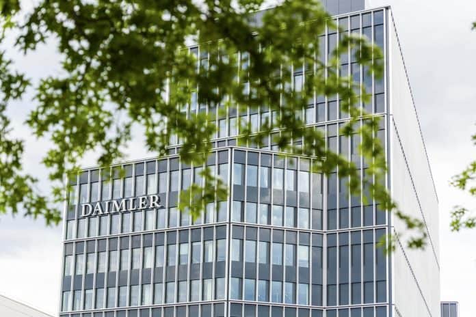 Daimler AG Headquarters in Stuttgart, Germany.