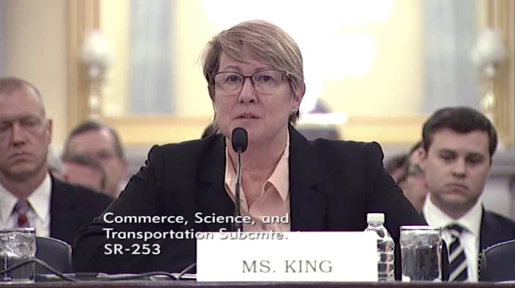 Heidi King, testifying at a March 2018 Senate hearing.