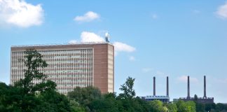 Wolfsburg, Lower Saxony, headquarters of Volkswagen AG. Photo by Vanellus Foto.