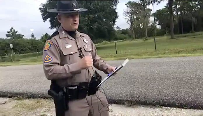 A Florida state trooper explained what happened at the scene of the incident to a WWSB ABC7 reporter.