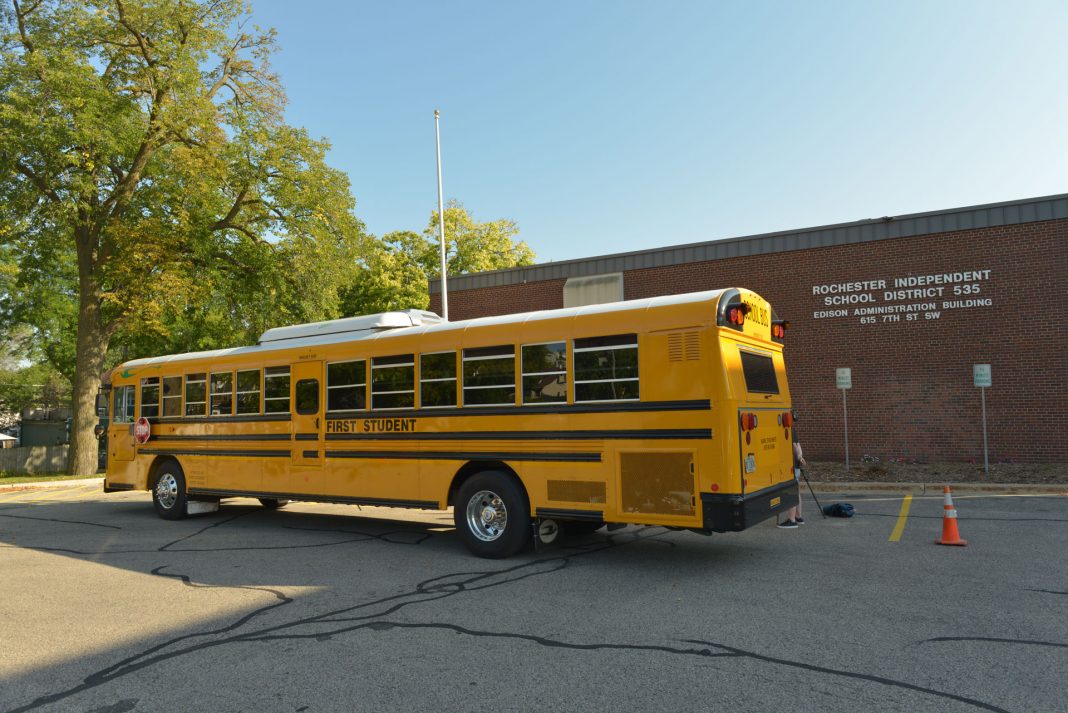 First Student Pilot Tests Electric School Bus in Minnesota School