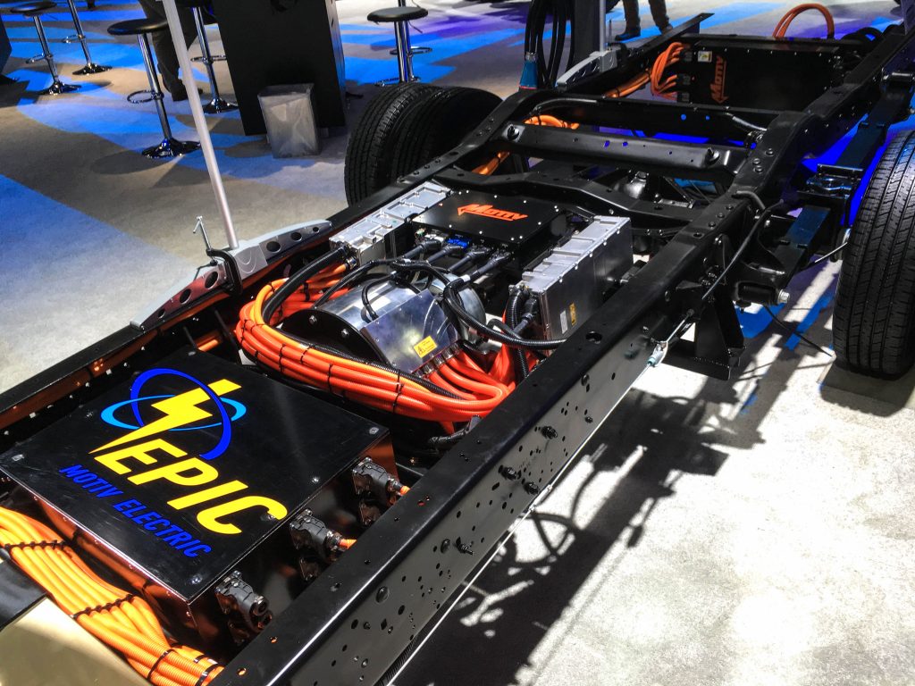 Motiv’s EPIC (Electric Powered Intelligent Chassis) are CARB-certified, GSA-approved, and available for many configurations.