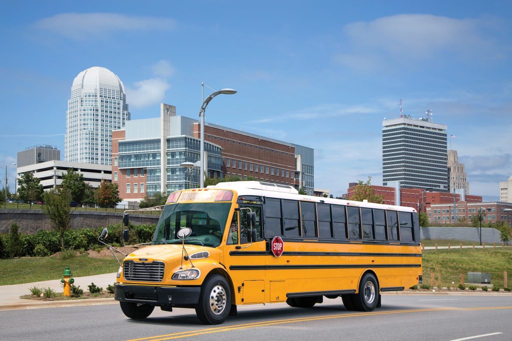 Thomas Built Buses Safe-T-Liner C2 with an Allison transmission