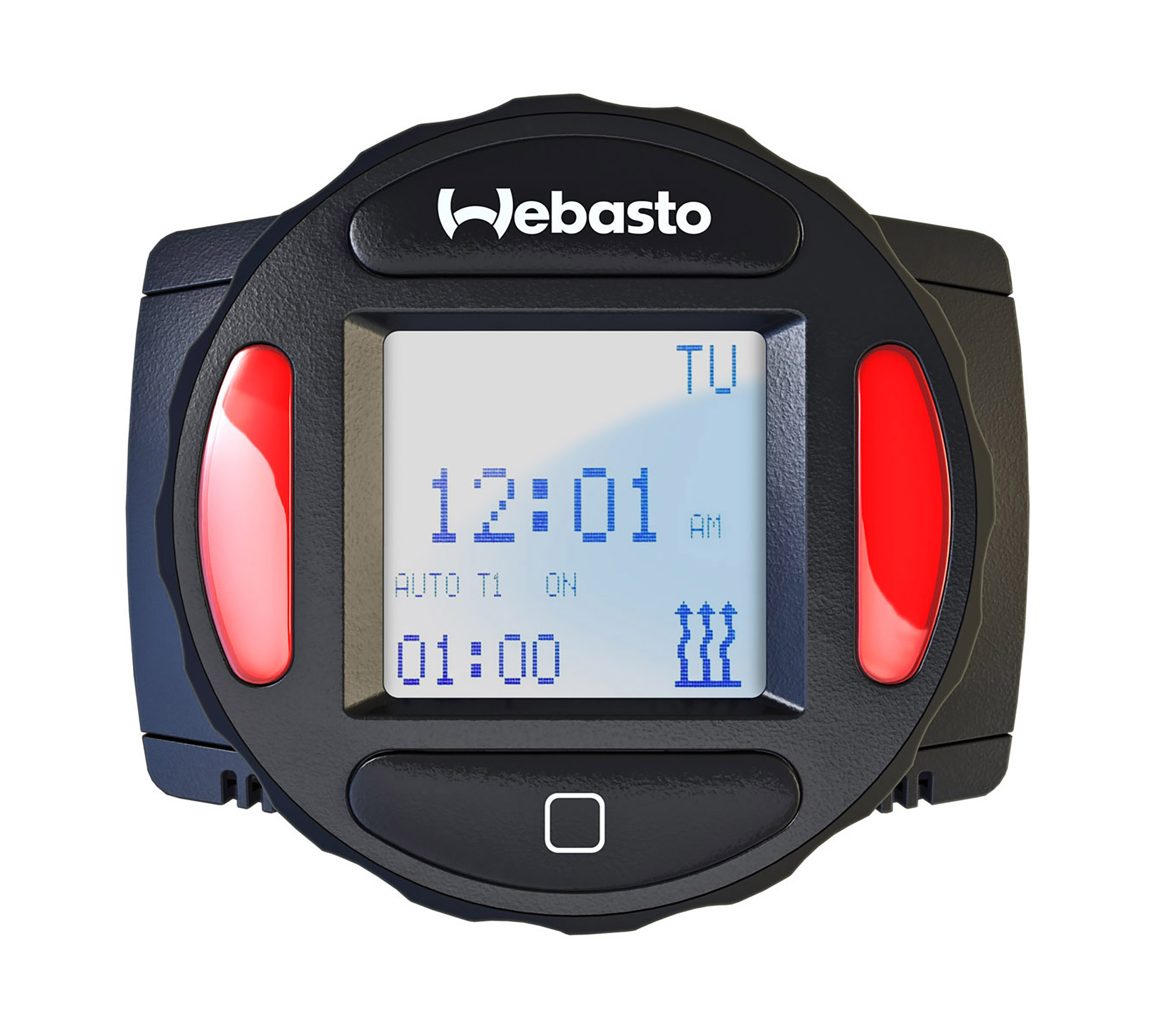 The Thermo Top Evo can be controlled manually or programmed to turn on in advance, via Webasto’s SmarTemp Control fx 2.0, so the engine is pre-warmed when the driver arrives.