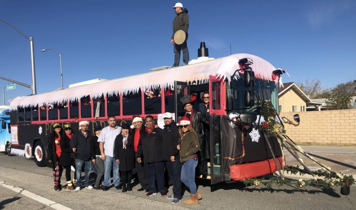 Lourdes Anguiano submitted photos from the 2019 Palmdale School District Christmas parade in Southern California, with its Polar Express entry.