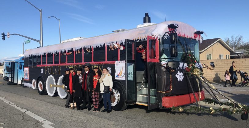 Lourdes Anguiano submitted photos from the 2019 Palmdale School District Christmas parade in Southern California, with its Polar Express entry.