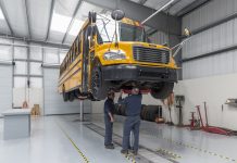School bus inspections are one of the transportation related items Indiana Gov. Eric Holcomb provided flexibility to in his Executive Order 20-20 relating to the COVID-19 closures. Image courtesy of Stertil Koni.