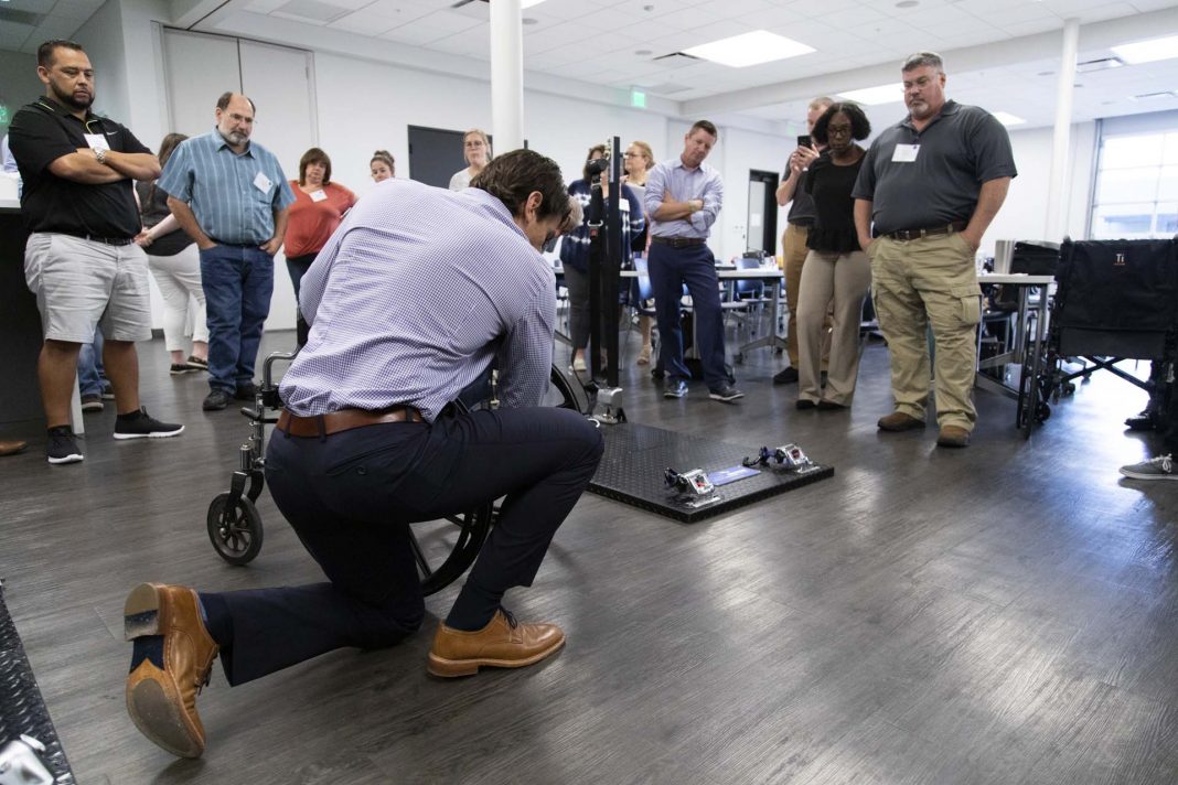 Attend School Bus Wheelchair Securement Training from Home School