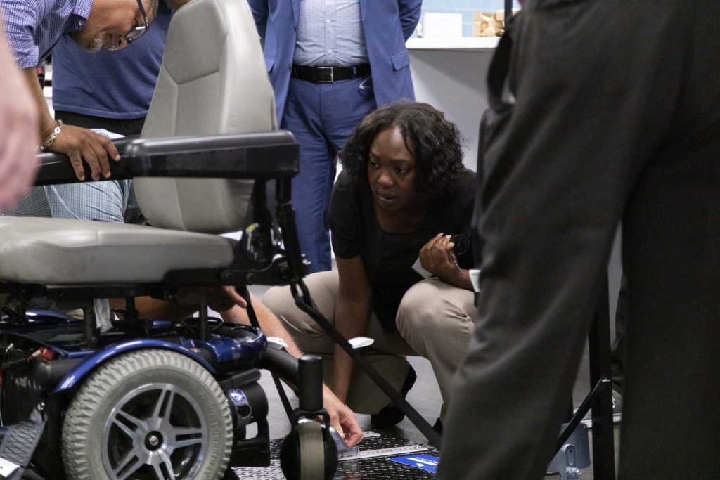 Attend School Bus Wheelchair Securement Training from Home School