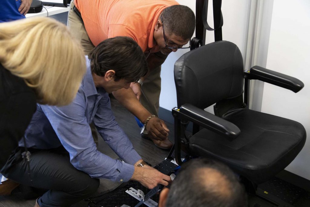 Attend School Bus Wheelchair Securement Training from Home School