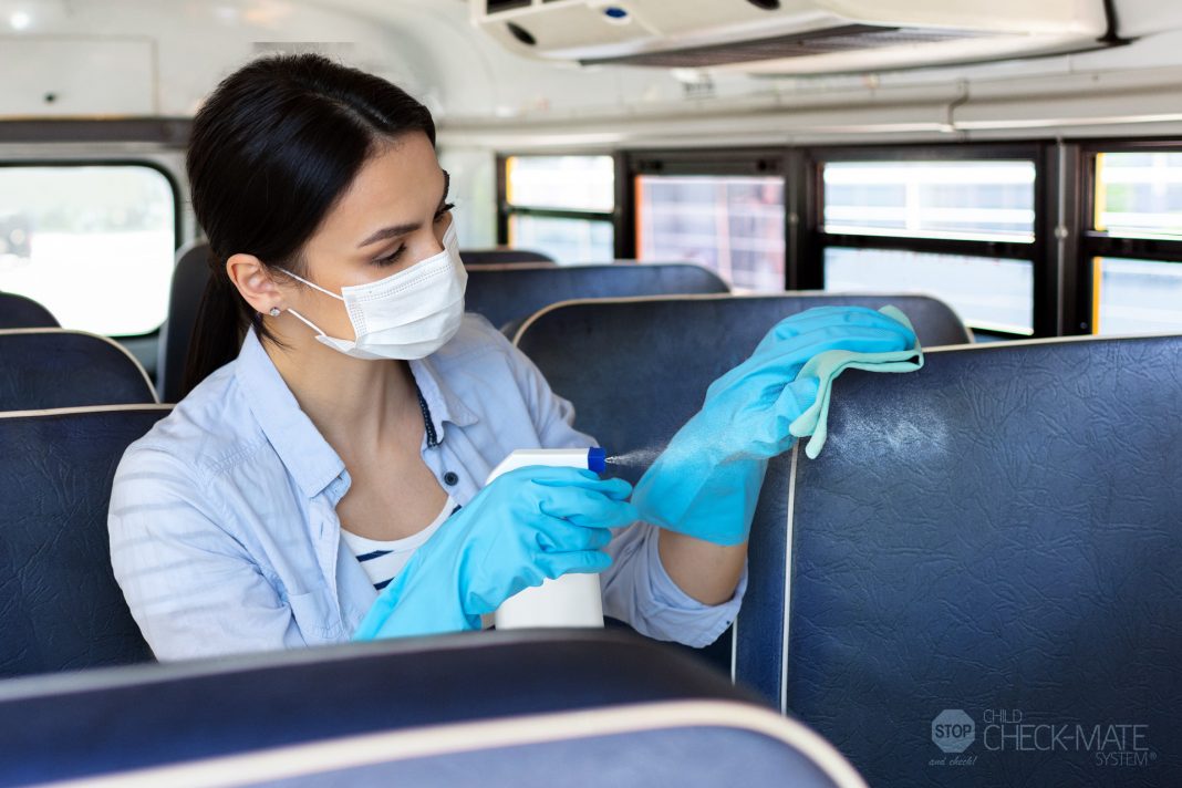 School Bus Disinfectants, Sanitizers, and Antimicrobials Oh My
