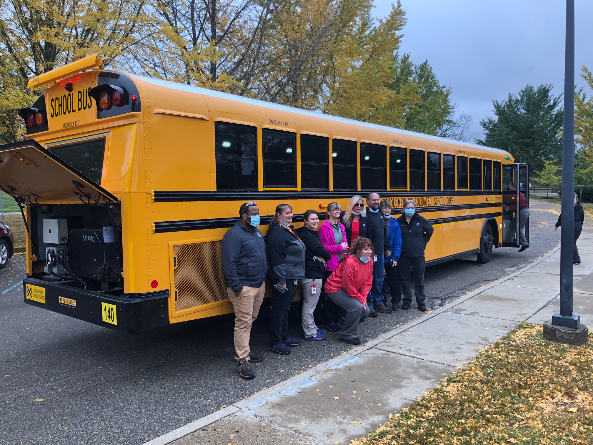 Indiana School District Deploys Blue Bird Electric School Bus to