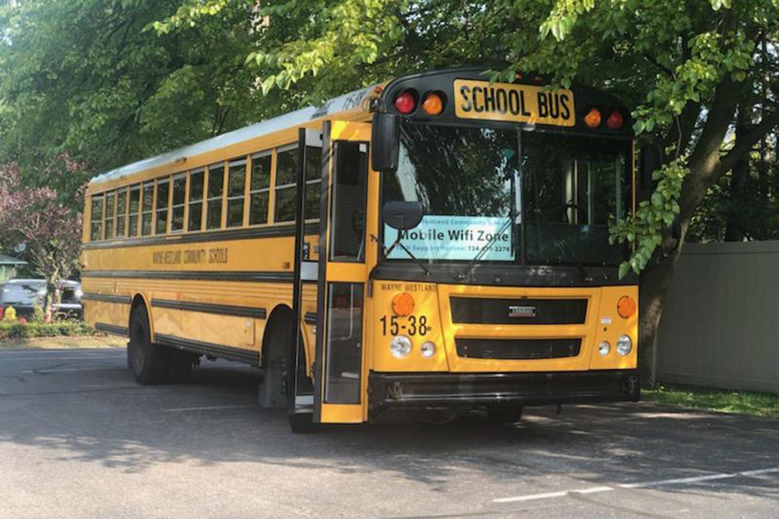 School Buses Continue New Mission of Delivering Mobile Wi-Fi Hotspots School Buses Continue New Mission of Delivering Mobile Wi-Fi Hotspots