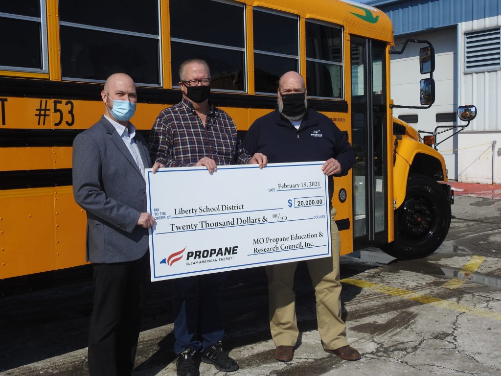 Liberty Public Schools Receives $20,000 for Propane-Fueled School Buses