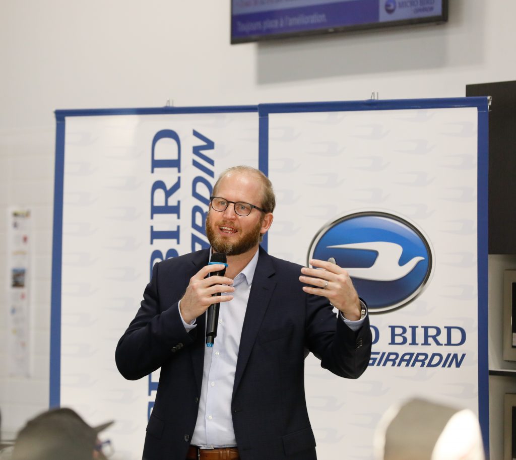 Steve Girardin, President of Micro Bird by Girardin