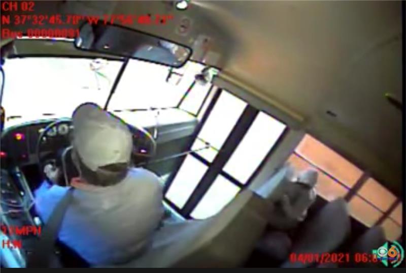 WATCH: Deer Crashes Through Virginia School Bus Windshield, Lands on ...