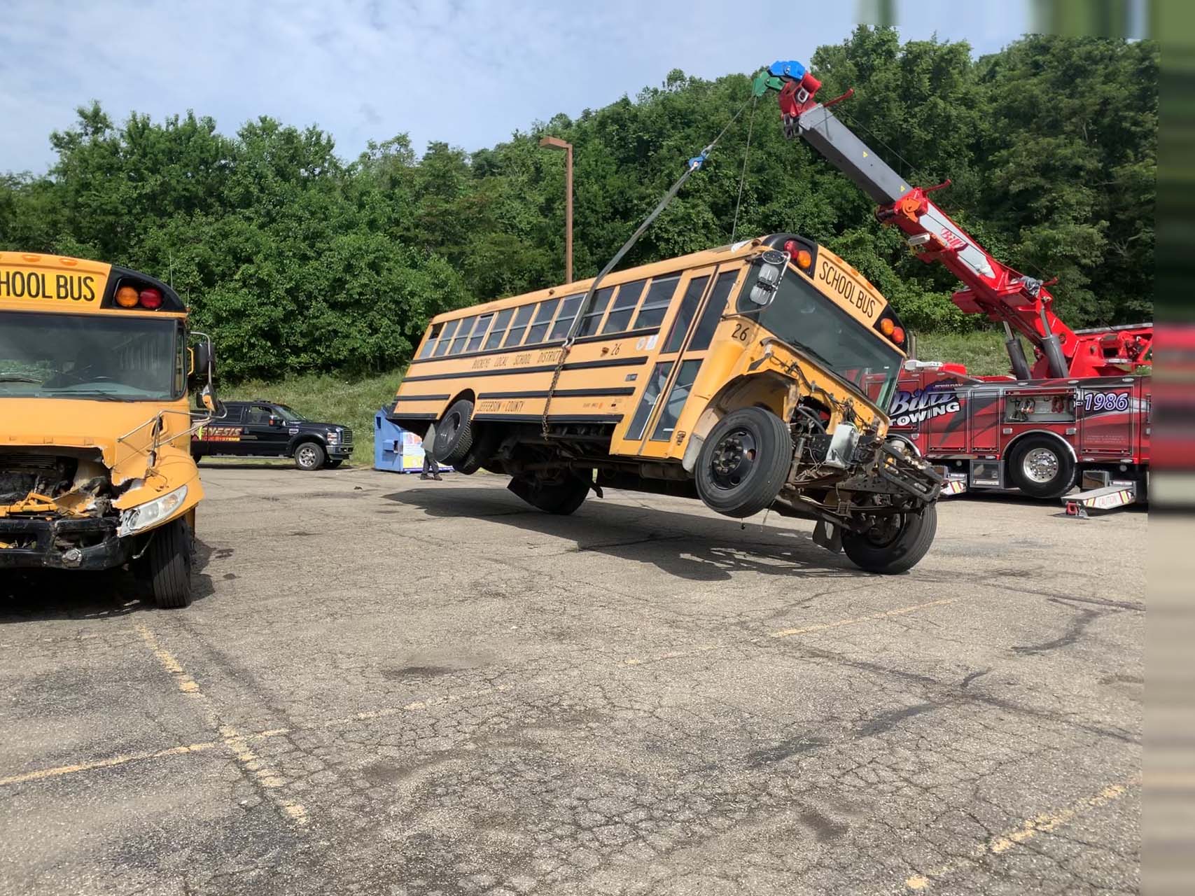 Ohio School Bus Crash Prompts Mock Casualty Training with First