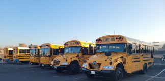 The Pittsburg Unified School District near San Francisco is operating renewable diesel-powered buses next to all-electric buses to maximize the district's purchasing power.