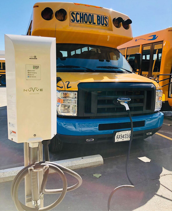 Levo Mobility utilizes Nuvve’s intelligent energy management platform to charge electric school buses at Troy 30-C School District in Will County, Illinois. The joint venture’s Fleet-as-a-Service model helps school districts reach their sustainability goals through turnkey electric fleets and vehicle-to-grid systems to generate side revenue.