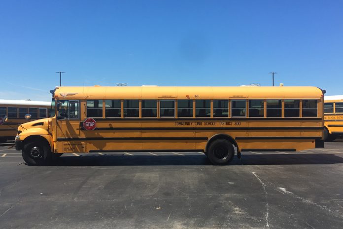 Dedicated to end, Penny Gourley drove students to and from school who attended Community Unit School District 300 in Algonquin, Illinois nearly up until her death from cancer on July 1, 2021. (Photo courtesy of Durham School Services/National Express.)