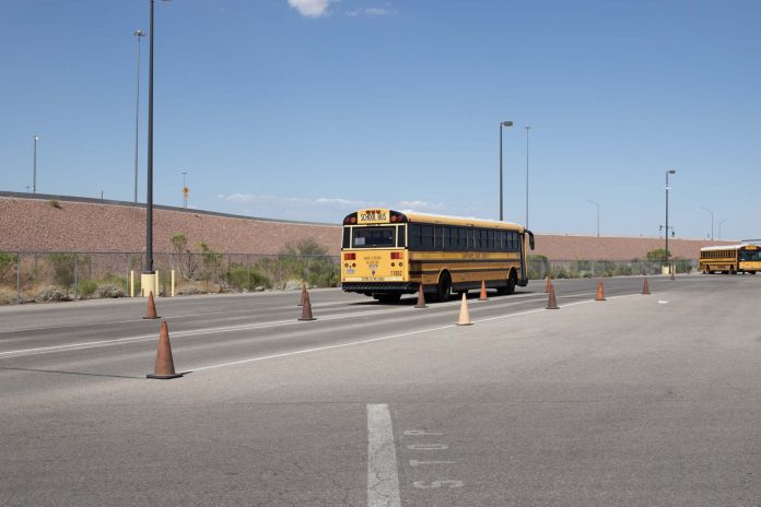 Clark County School District in Nevada has its own DMV-certified test course located at the Mathew B. Wallace Transportation Center.