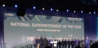 Dr. Kevin McGowan of Brighton Central Schools near Rochester, New York was named Superintendent of the Year for 2023 in San Antonio, Texas, on Feb. 16.