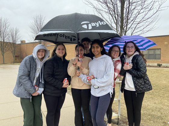 An Illinois high school shared their celebration of Love the Bus Month saying "Big thanks to Lake Park High School staff & students for helping distribute a small token of appreciation to these dedicated drivers!"