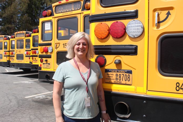 Tersa Faso of New Paltz CSD in New York was recently awarded school bus driver of the year in Ulster County, New York.